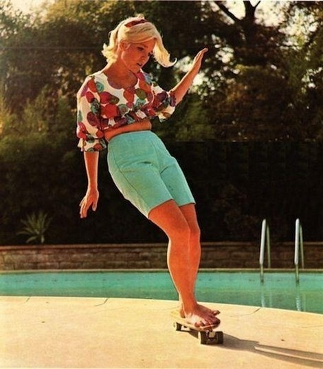 5. Патти Макги, первая в мире профессиональная скейтбордистка, 1965 год