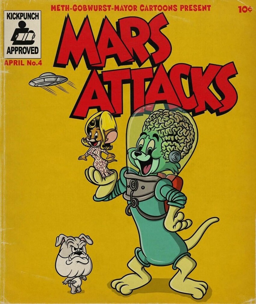 12. "Том и Джерри" и "Марс атакует"
