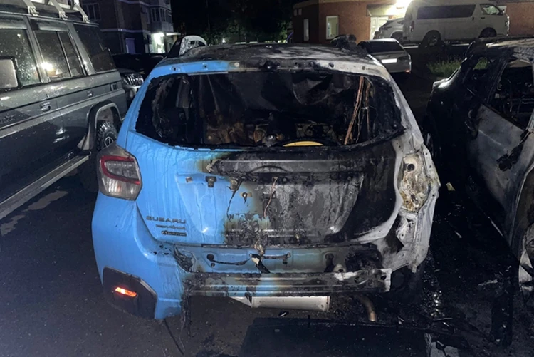 Злопамятный житель Уссурийска хотел отомстить недругу, но по ошибке сжёг чужие авто