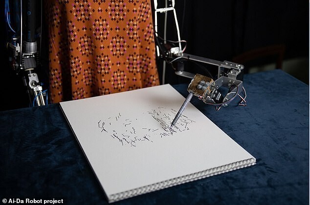 Британский робот-художник Ai-Da выступит в Палате лордов
