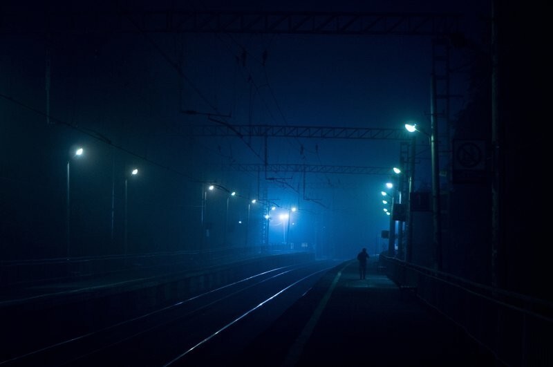 Ночь на станции