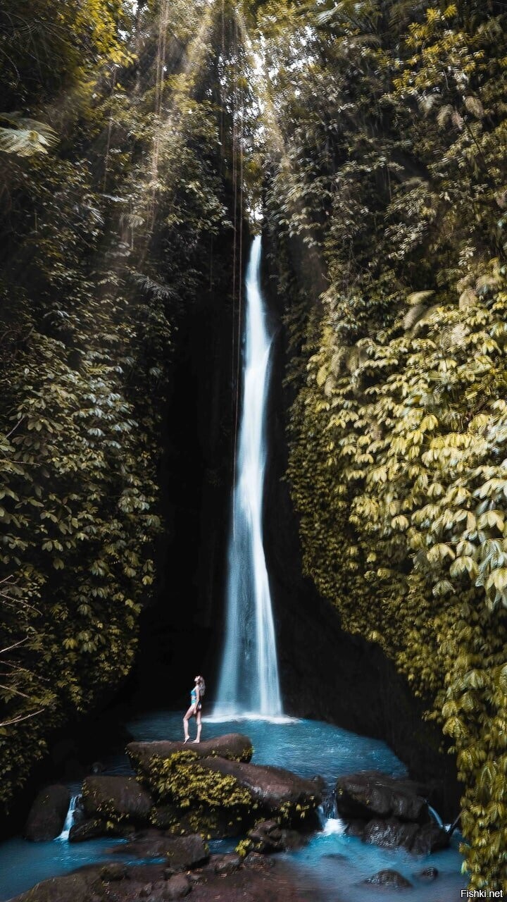 Водопад Леке Леке расположен в центральной части Бали