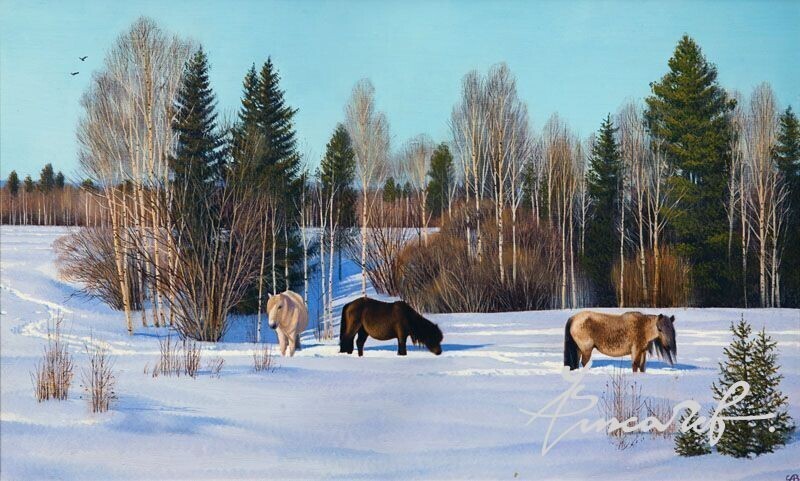 Якутский художник Андрей Чикачев