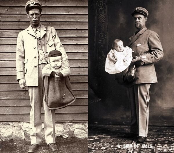 До 14 июня 1920 года почтовое управление США принимало к отправлению обычной почтой детей