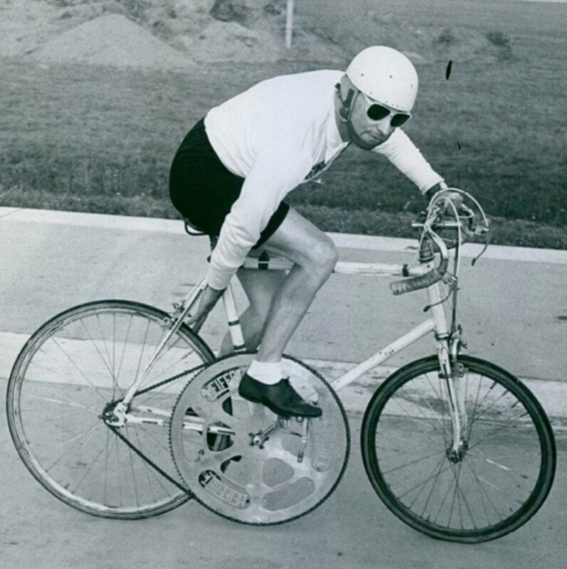 Рекорд скорости 204,73км/ч Жозе Мейффре установил на этом велосипеде в 1962 году