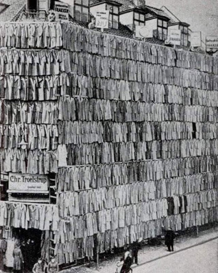 36. Распродажа пальто в Копенгагене, Дания, 1936 год