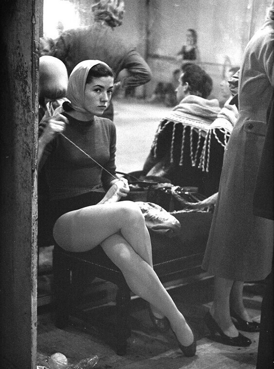  Балерина. Парижская опера, 1950-е. Фотограф Кис Шерер
