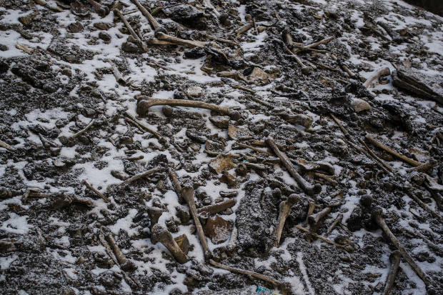 Страшное озеро скелетов: откуда там взялись останки 600 человек