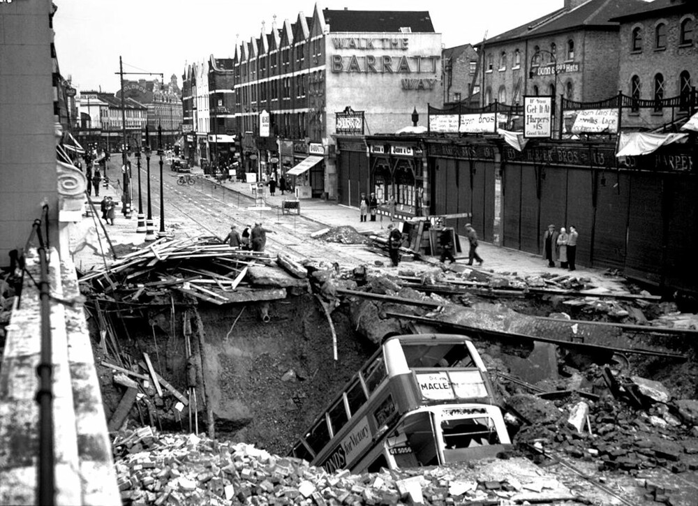 19. Разрушенный Лондон после бомбардировок, Англия, 1940 год