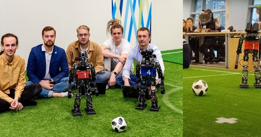 Российские команды победили на чемпионате мира по футболу, правда среди роботов