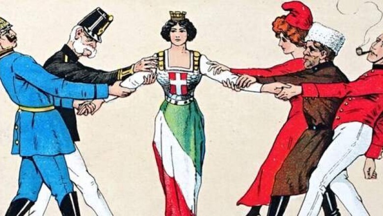 Почем Италия пошла против Германии в Первой Мировой?