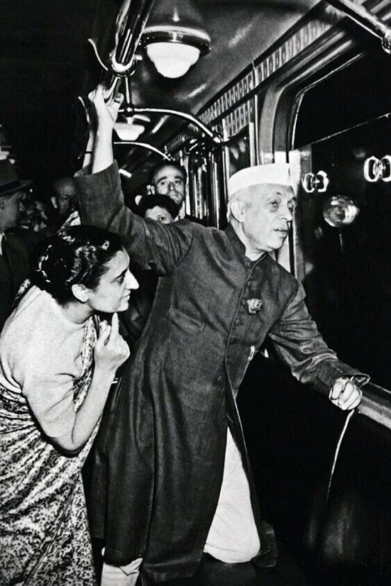 Премьер-министр Индии Джавахарлал Неру приехал с дружеским визитом в Советский Союз, 1955 год