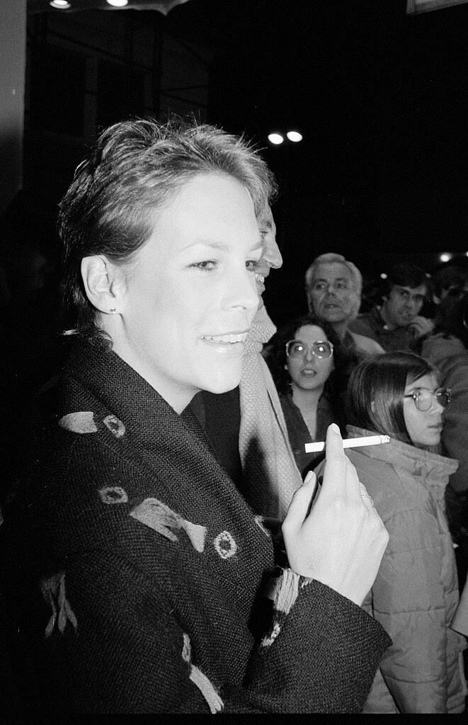 38. Джейми Ли Кертс на премьере фильма «От всего сердца» в Вествуде, 20 января 1982 года