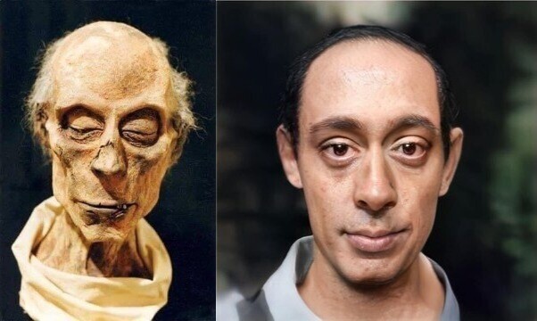 Реконструкция с помощью искусственного интеллекта лица фараона Рамсеса II (1303-1213 гг. до н. э.)