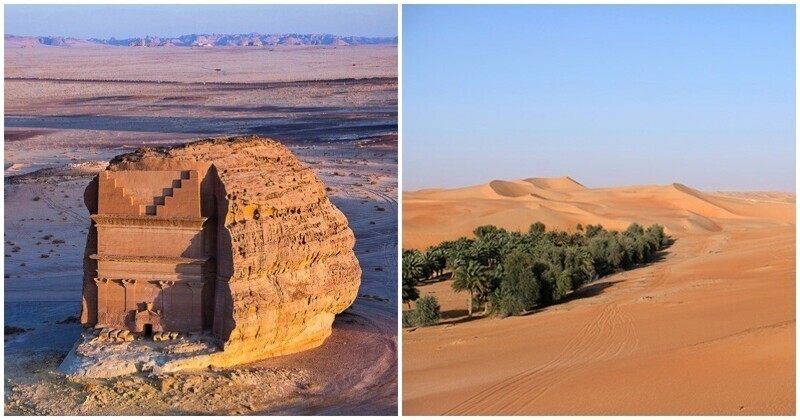 Три интересных места Саудовской Аравии и как они появились среди пустыни