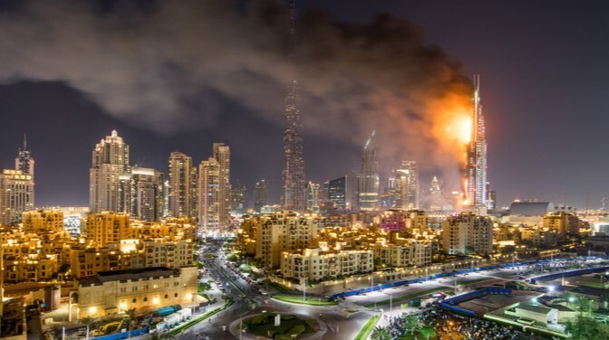 В Дубае загорелся небоскрёб крупнейшего арабского застройщика Emaar