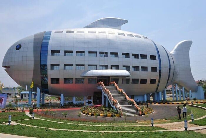 19. Здание Национального совета по развитию рыболовства в Индии