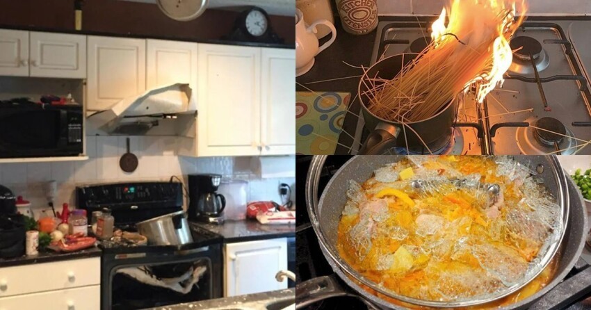 Кулинарный «ад»: подборка фотографий, когда готовка превратилась в трагикомедию