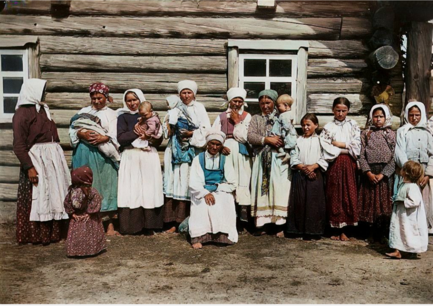 Белорусское крестьянство в цветных фотографиях