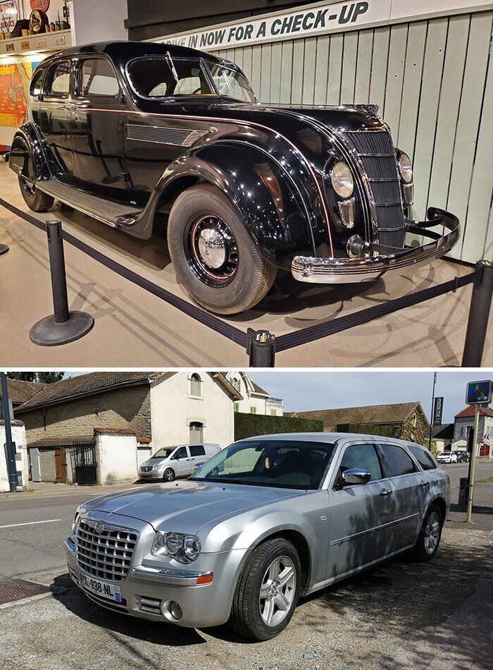 5. Chrysler Airflow (1935) и Chrysler 300C Tourer (2019)