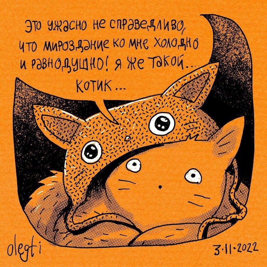 18 комиксов про умного котика, который понял эту жизнь