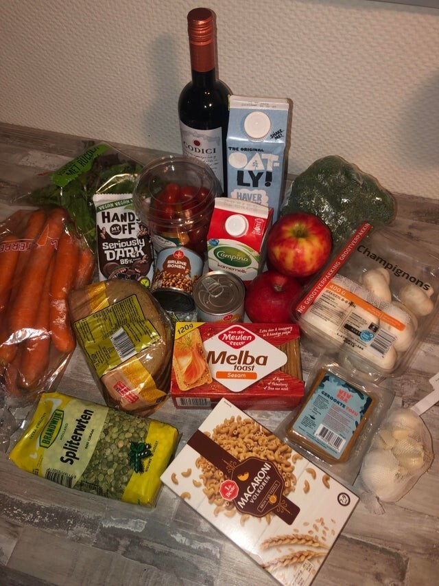 Вот сколько продуктов можно купить на 24 евро в Голландии 