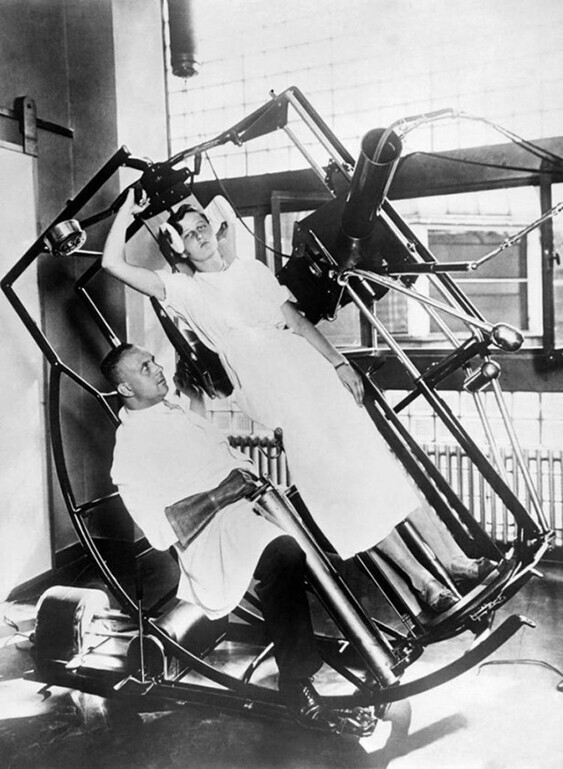 Рентгеновская установка, Франкфурт, 1929 год