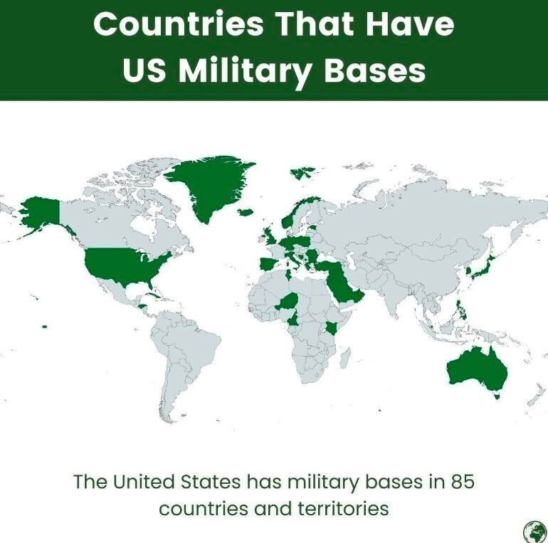 В этих странах есть военные базы США