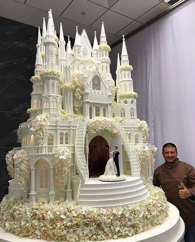 Невероятный свадебный торт Рената Агзамова