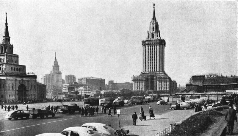 52-Прогулка по Москве 1952 года. Какой была столица 70 лет назад?