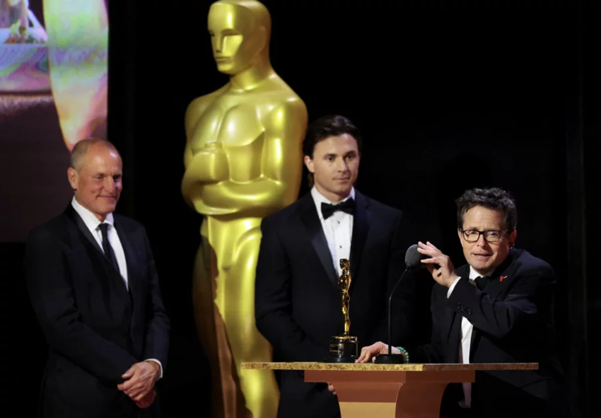 Звезда «Назад в будущее» Майкл Джей Фокс получает специальную премию Американской киноакадемии