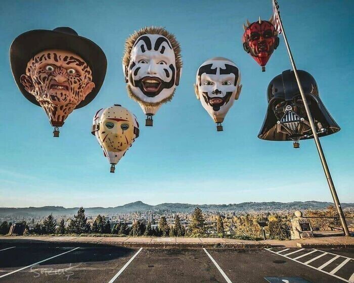 Воздушные шары для любителей ужастиков