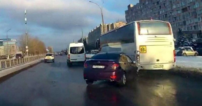 Дело Шамаича живёт: в Обнинске водитель врезался в припаркованный автобус