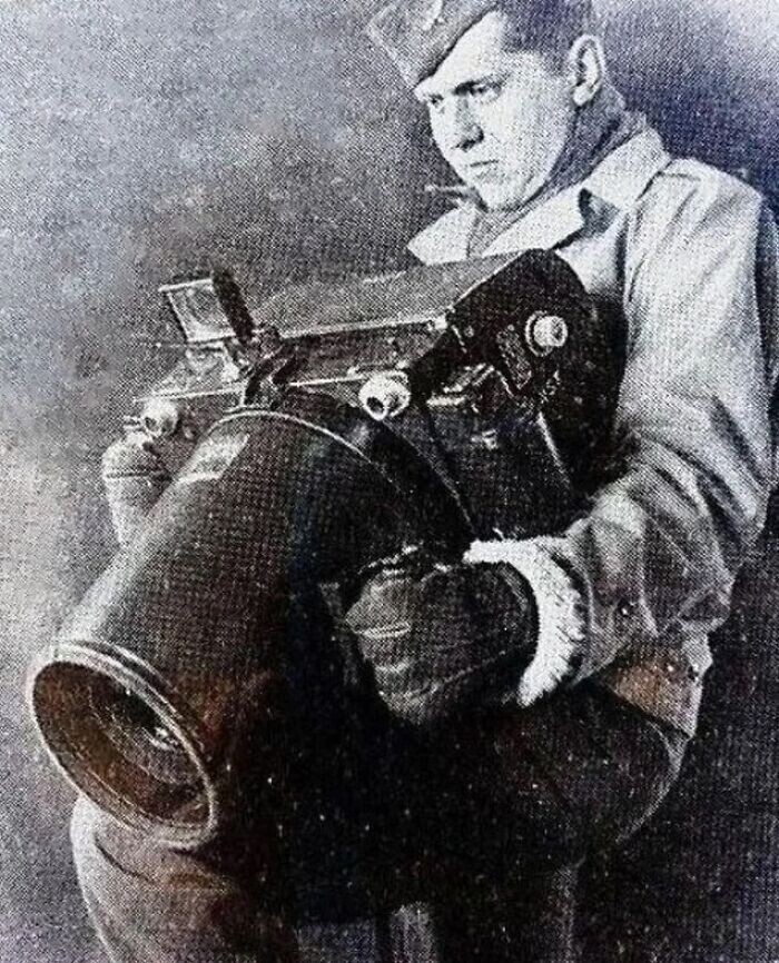 Камера для аэрофотосъемки времен Второй мировой войны