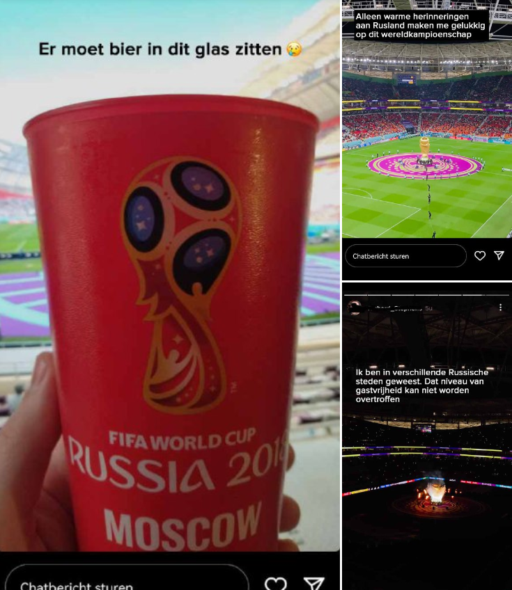 Болельщики из Нидерландов с теплотой вспоминают чемпионат мира в России. Особенно на фоне запрета продажи пива на катарских стадионах: