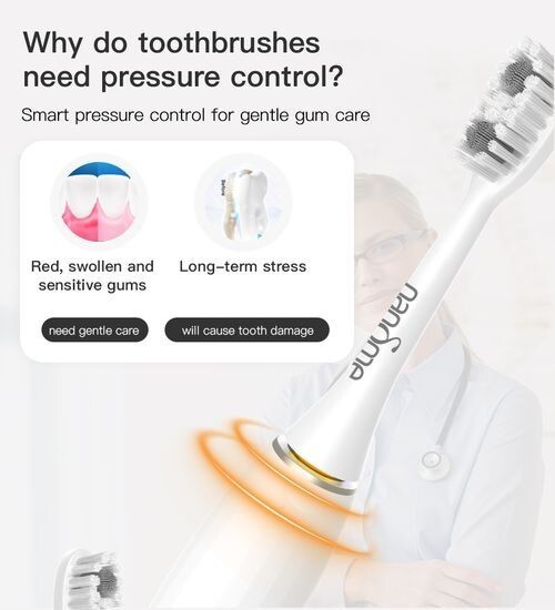 Умная зубная щетка, которая работает до 200 дней на одном заряде 