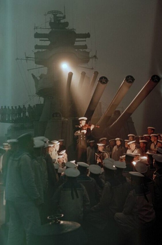 Музыкальный вечер на крейсере «Калинин», 1955 год, Владивосток