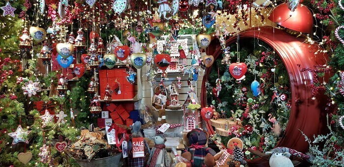 Рождественский базар в Эдинбурге