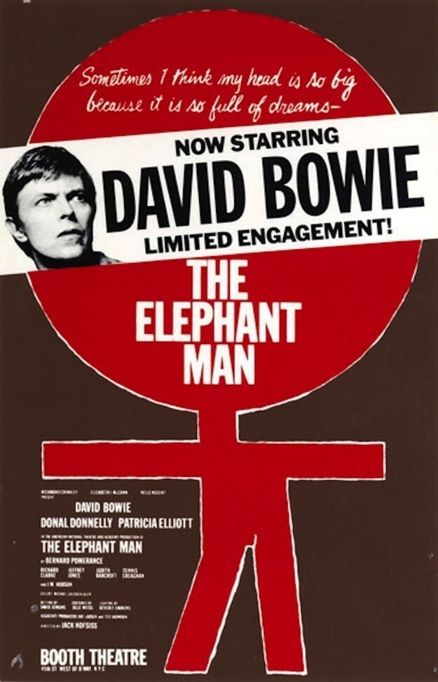 12. Он сыграл главную роль в бродвейской постановке «Человек-слон» в 1980 году