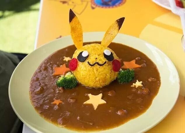 А известного персонажа покемонов Пикачу в Японии добавляют почти во все блюда