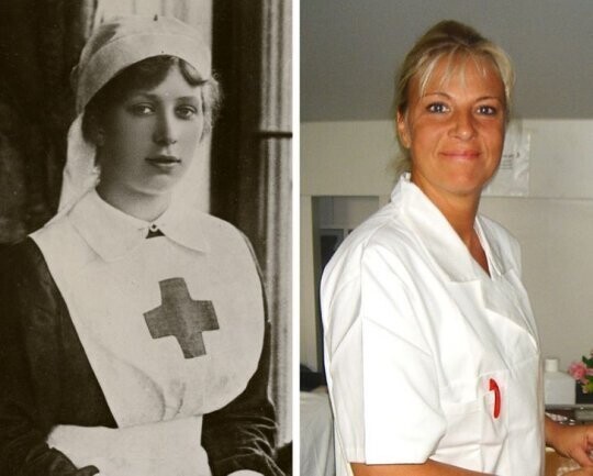 Медсестра в начале 20 - го века и сейчас