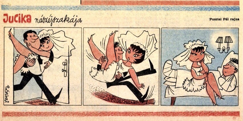 Ретро-комиксы о неунывающей девушке, к которой ревновала своего мужа жена художника
