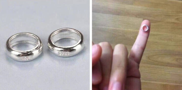 "Я купила кольца онлайн... нет слов"