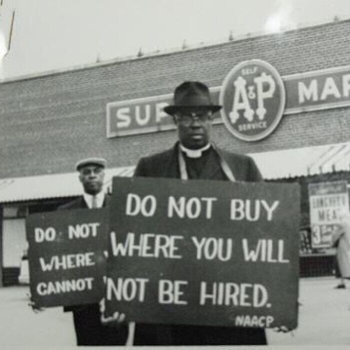 5. "Не покупай там, где тебя не взяли бы на работу". Северная Каролина, 1960 год