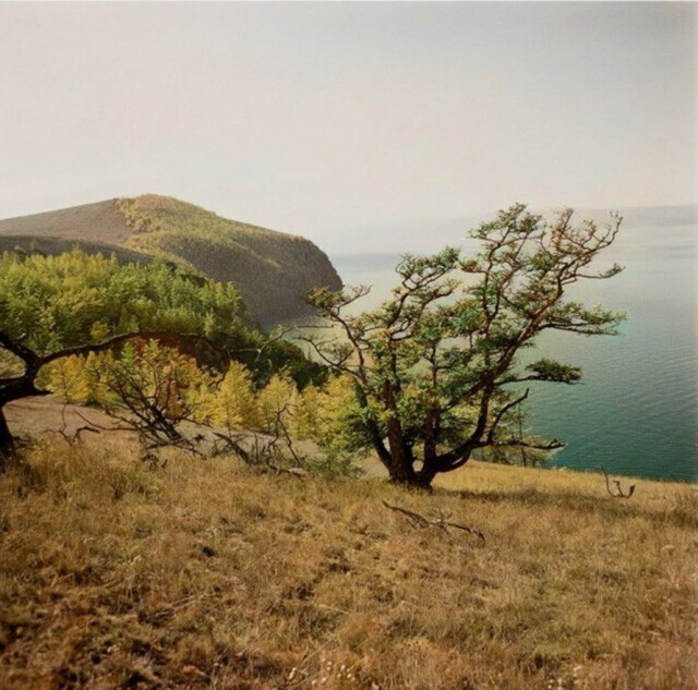 Вид на мыс Хобой на острове Ольхон