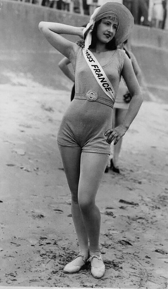  Аньес Суре первая Мисс Франция 1920 год
