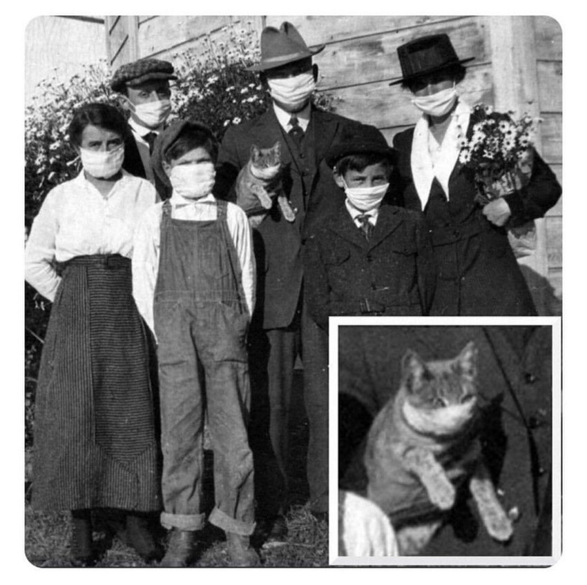 7. Семейный портрет в пандемию "испанки" 1918 года