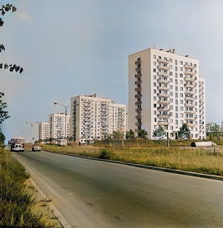 Улица Каховка, 1966 год.  Район: Черемушки
