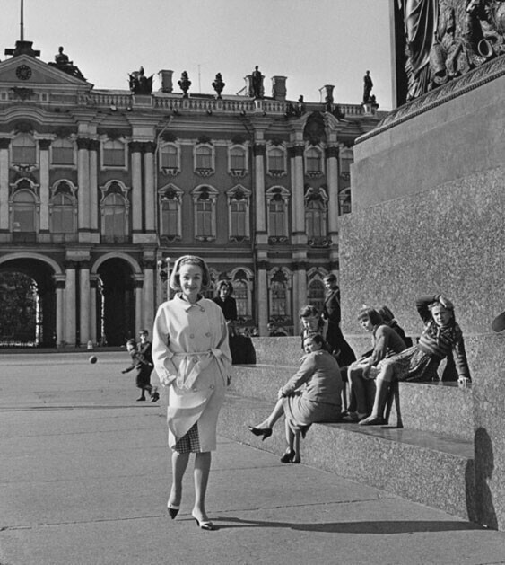 Марлен Дитрих в Ленинграде, 1964 год. Фотограф Евгений Умнов