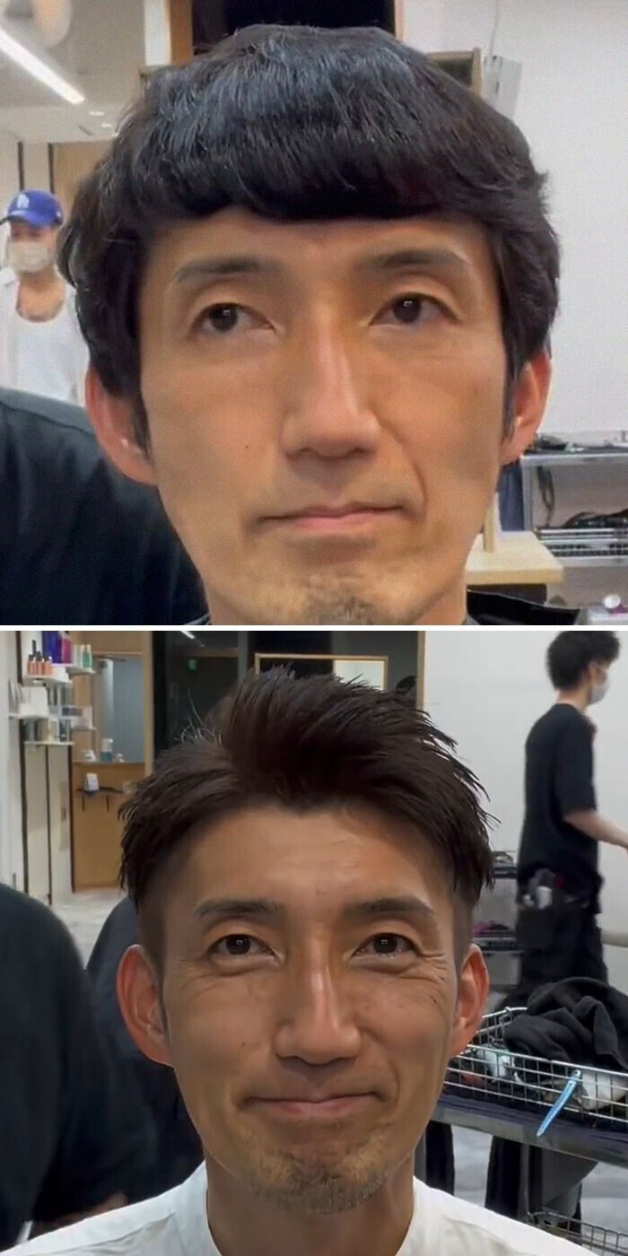 Японский парикмахер дарит клиентам новую жизнь